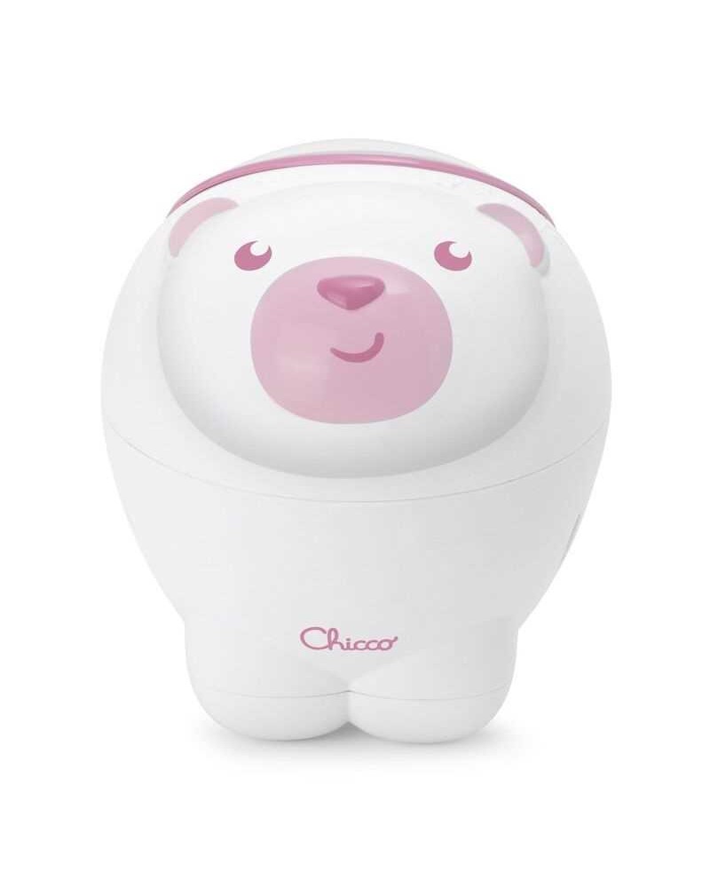Proyector Luces y Sonidos Chicco Osito Polar Rosa