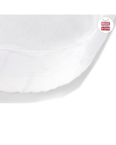 Sábana Bajera Impermeable Cuna Cambrass Tencel 70x140 Blanco