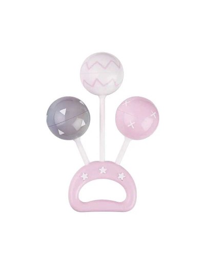 Sonajero Saro Mi Primer Sonajero Bolas Rosa