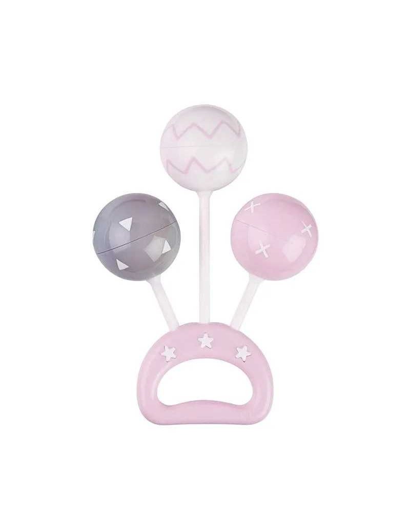 Sonajero Saro Mi Primer Sonajero Bolas Rosa