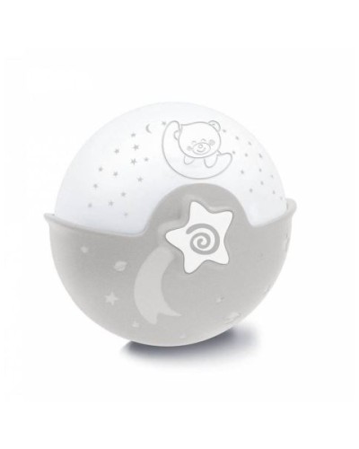 Lámpara Proyector Infantino 3 en 1 Musical Taupe