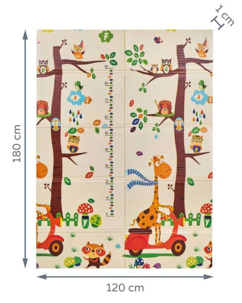 Alfombra de Juegos MS Trendy Zebra/Jirafa 180x120