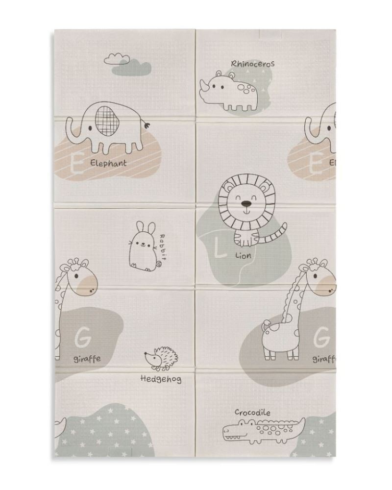 Alfombra de Juegos MS Trendy 180x120 Animal Gris