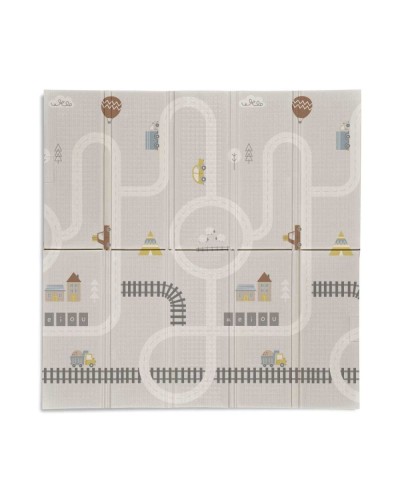 Gimnasio Alfombra de Juegos MS Trendy 120x120 Animal Gris