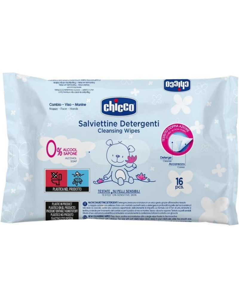 Toallitas Limpiadoras Chicco Pack 16