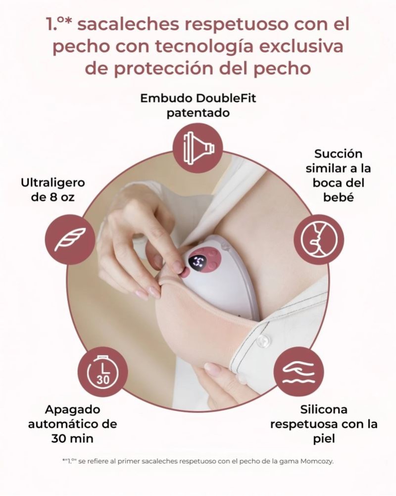 Sacaleches Individual Portátil Momcozy M5 Smart