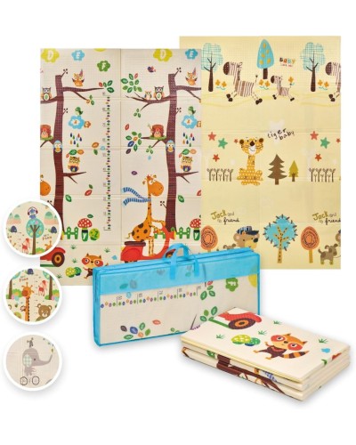 Alfombra de Juegos MS Trendy Zebra/Jirafa 180x120