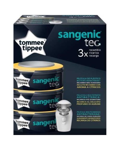 Pack 3 Recambios Contenedor Tommee Tippee Twist & Click