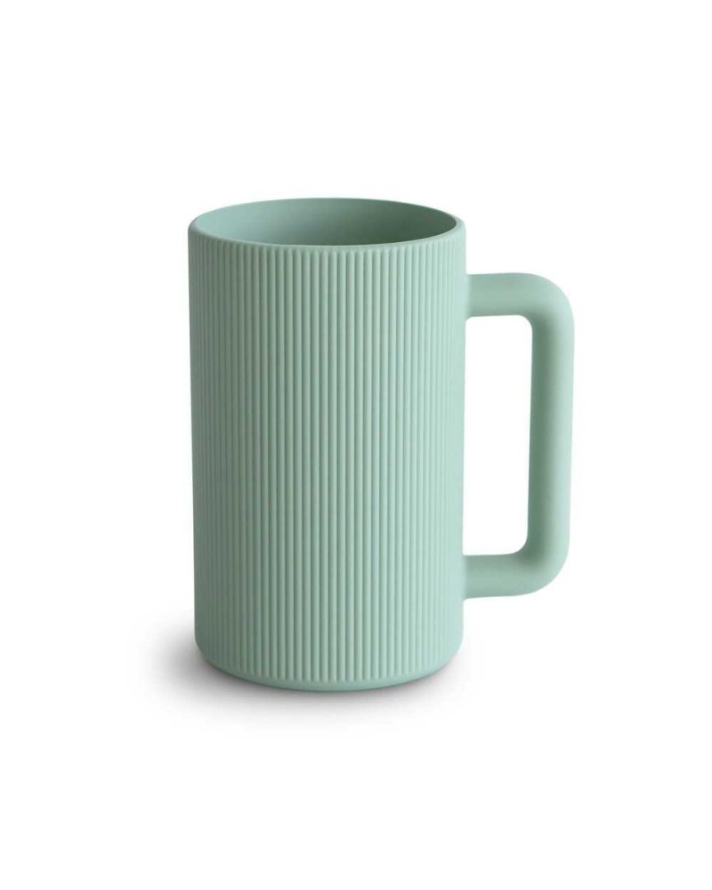 Taza de Enjuague Baño Mushie Solid Cambridge Blue