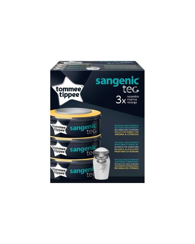 Pack 3 Recambios Contenedor Tommee Tippee Twist & Click