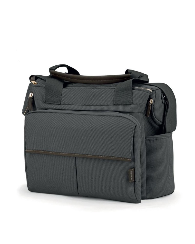 Bolso Cambiador Inglesina Dual Bag Aptica Marble Grey