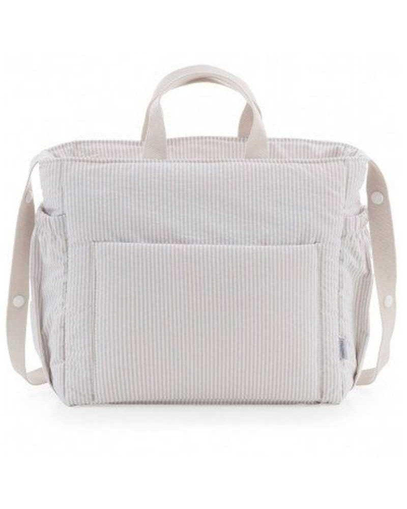 Bolso Maternal Pack Cambrass Candela Crudo