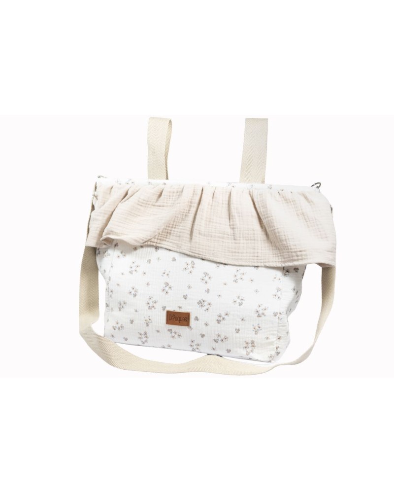 Bolso Talega D'Peques 606 con Volante Camel