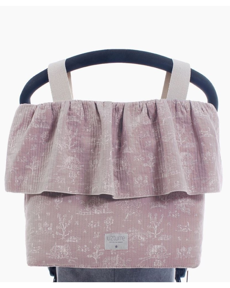 Bolso Talega Volante Uzturre Tirsa Rosa