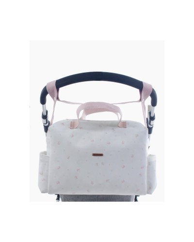Bolso Paseo Uzturre Clea Polipiel Rosa