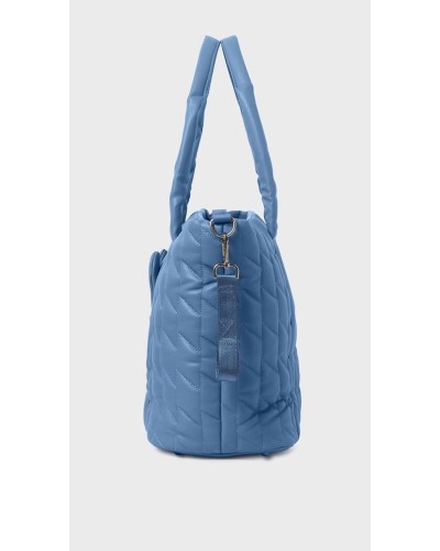 Bolso Maternal Mayoral Acolchado Botanic Blue