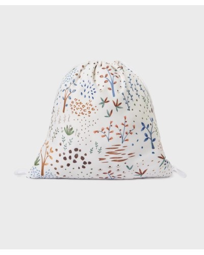 Bolso Maternal Mayoral Acolchado Botanic Blue