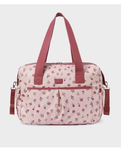 Bolso Maternal Mayoral Estampado Flor Rosa