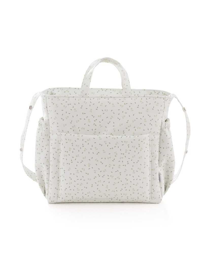 Bolso Maternal Cambrass Pack Cherry Verde Agua