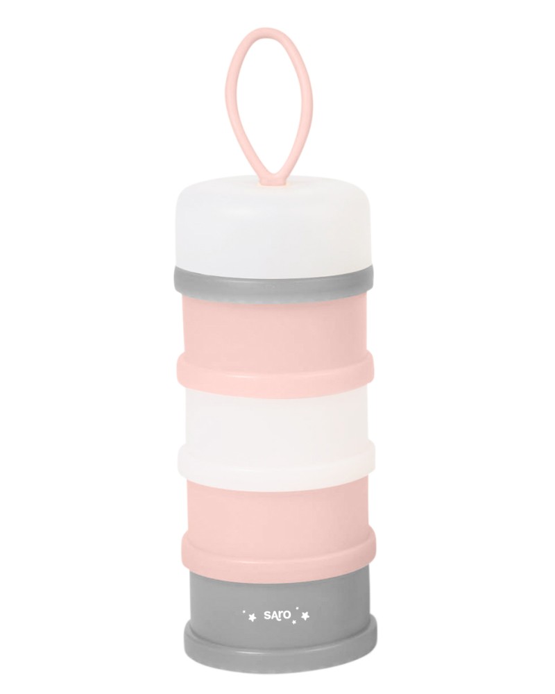 Contenedor de leche en polvo Saro Rosa