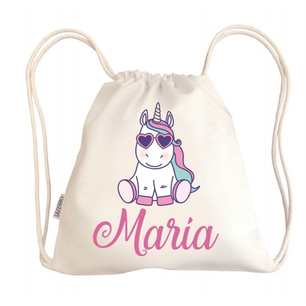 Talega blanca asas Boann personalizada con...