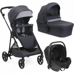 Cochecito Trío Chicco Seety Boston Grey