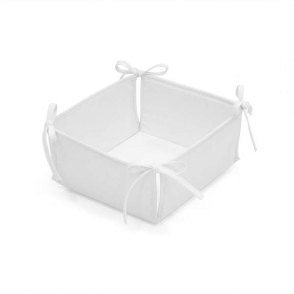 Cesta Canastilla 23x26x11.5 Cm Liso e Blanco